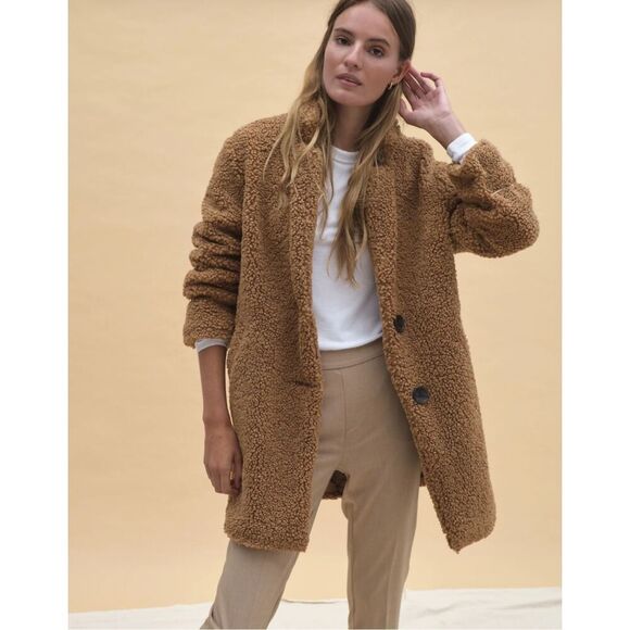 Banana Republic Jackets & Blazers - Banana Republic Brown Teddy Jacket Size S